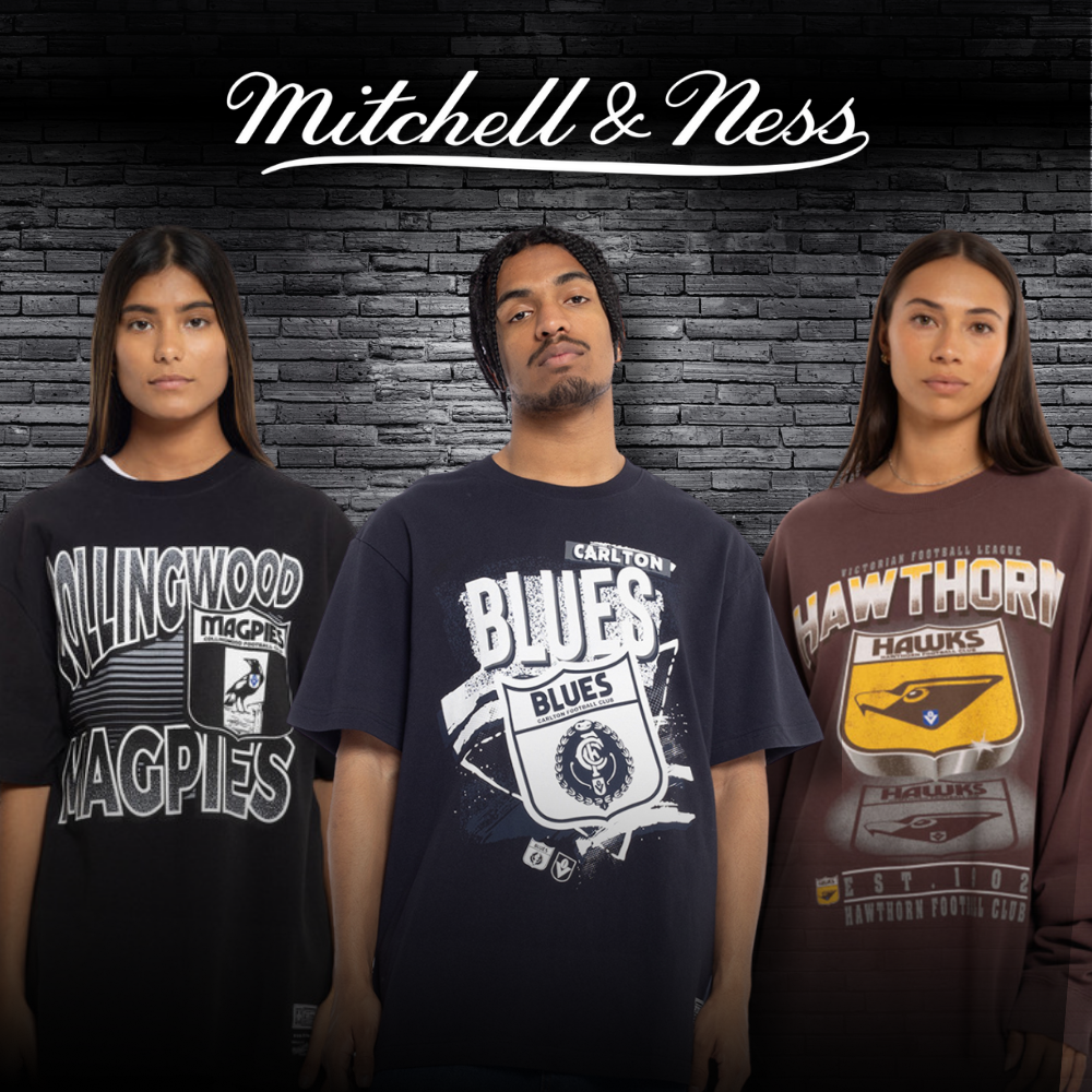 Click here to shop the range of AFL mitchell and ness apparel